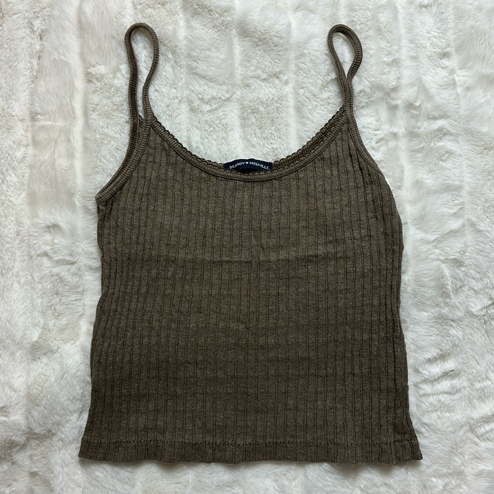 Brown Brandy Melville tank top